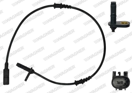 Датчик ABS Mersedes CLS(C219), E(W211), SL(R230) 1.8-6.2 01-10 перед Л/Пр WAGNER ABS00270