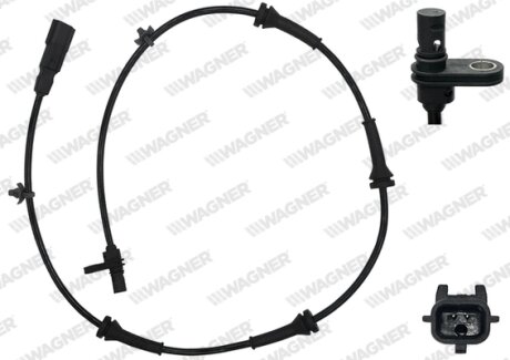 Датчик ABS задн. KADJAR (HA_, HL_) 15- WAGNER ABS00281