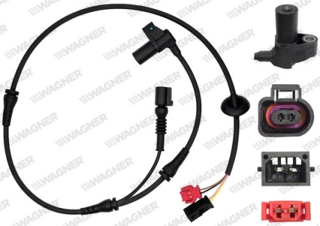 Датчик ABS передній Passat 01-05/Audi A4 quattro 95-01/A6 quattro 99-05 WAGNER ABS00304
