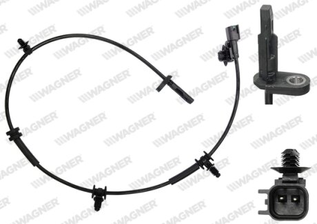 Датчик ABS (передній) Tesla Model 3/Y 18- WAGNER ABS00425