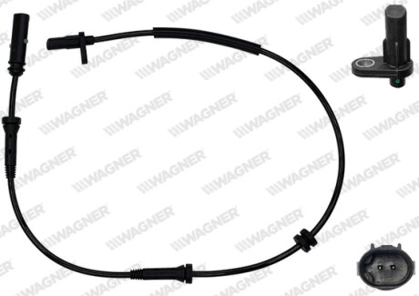 Датчик ABS перед. BMW 3 (F30/F34/F31) 12- WAGNER ABS00514