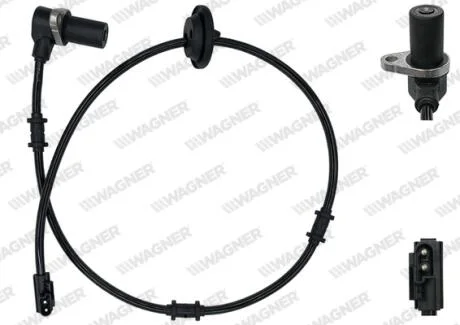DB датчик ABS задн. правий W210 WAGNER ABS00603