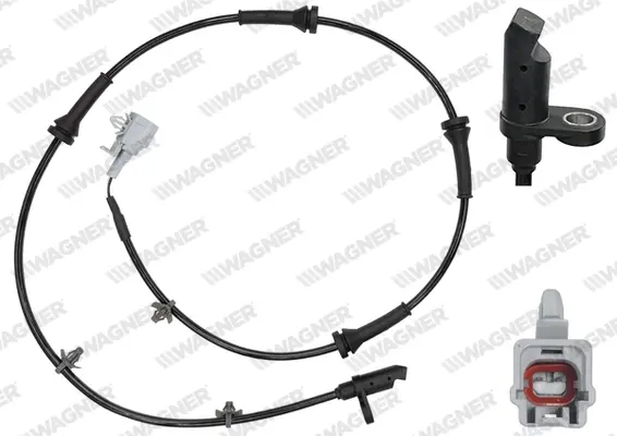 NISSAN датчик ABS задн. X-Trail 07-, Renault Koleos 08- WAGNER ABS00862 (фото 1)