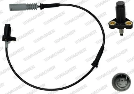 Датчик ABS пер. E39 95-04 WAGNER ABS00885