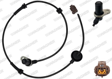 NISSAN датчик ABS передн. лів. X-Trail 01- WAGNER ABS00914