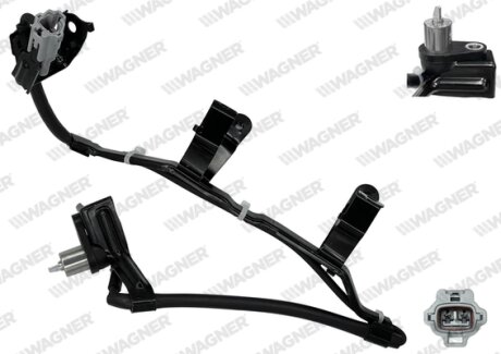 TOYOTA Датчик ABS передн. лівий HIACE IV 2.4, 2.5 89- WAGNER ABS00976