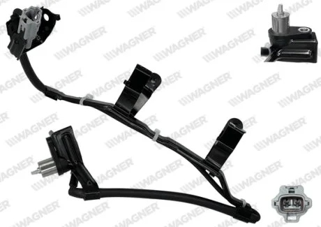 TOYOTA Датчик ABS передн. лівий HIACE IV 2.4, 2.5 89- WAGNER ABS00976