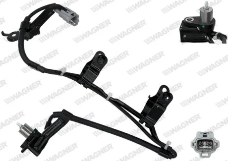 TOYOTA Датчик ABS передн. правий HIACE IV 2.4, 2.5 89- WAGNER ABS00977