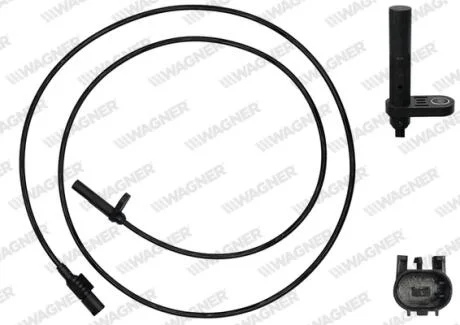 Датчик ABS SPRINTER (906)/CRAFTER 1.8-3.5 06- задній Л. спарка WAGNER ABS00981