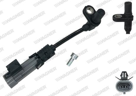 CHEVROLET Датчик ABS передн. CAPTIVA 2.2 D 4WD 11-, CAPTIVA 3.0 4WD 10-18 WAGNER ABS00988