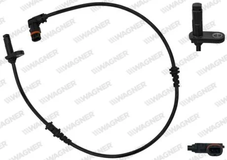 DB Датчик ABS передн. E-CLASS T-Model (S212) 09-, E-CLASS Купе (C207) 09-, E-CLASS Кабріолет (A207) 10- WAGNER ABS01101