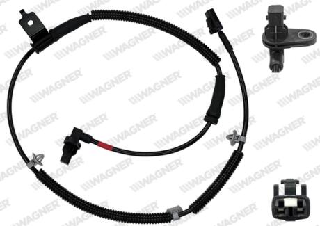 HYUNDAI датчик ABS передн. лівий SANTA FE II 06- WAGNER ABS01121
