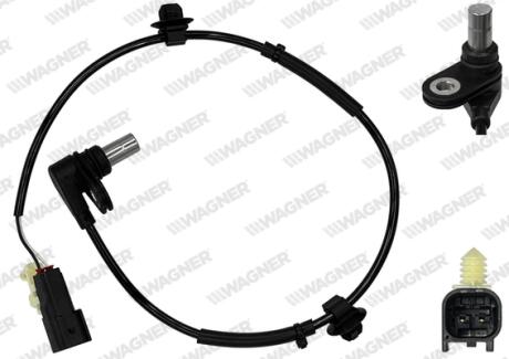 FORD Датчик ABS задн. правий RANGER 2.2, 3.2 11- WAGNER ABS01150