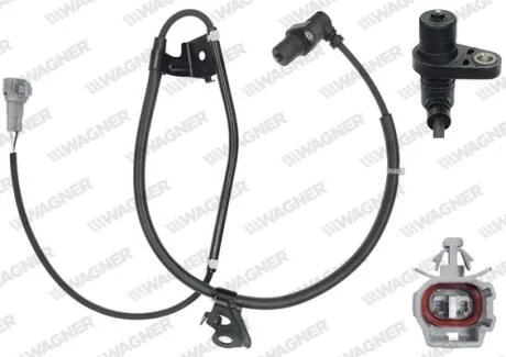 TOYOTA Датчик ABS передн. правий PRIUS Liftback 1.5 Hybrid 03-09 WAGNER ABS01165