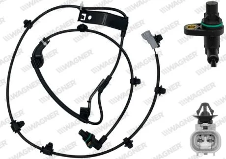 TOYOTA Датчик ABS передн. лівий HILUX VII 2.5 D-4D 4WD 07-15 WAGNER ABS01177