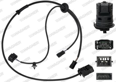 AUDI датчик ABS задн. лів. A6 97- WAGNER ABS01188