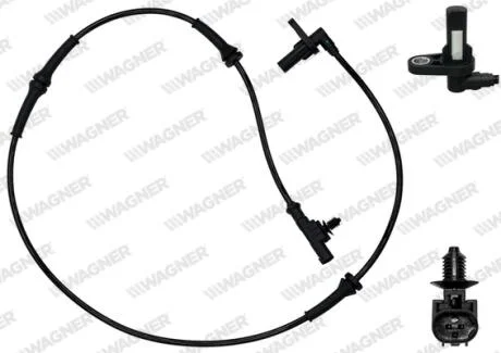 LAND ROVER Датчик ABS передн. Discovery 04- WAGNER ABS01197