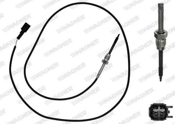 FORD Датчик температури відпрацьованих газів MONDEO IV 2.0 TDCi 07-, 2.2 TDCi 10-, S-MAX 2.2 TDCi 10- WAGNER ETP00092 (фото 1)