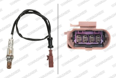 Лямбда зонд Citroen Berlingo 1.6i/Peugeot Partner 1.4i/Renault Kangoo 1.2 16V/VW Caddy 1.4/1.6i 95- WAGNER LBS00283