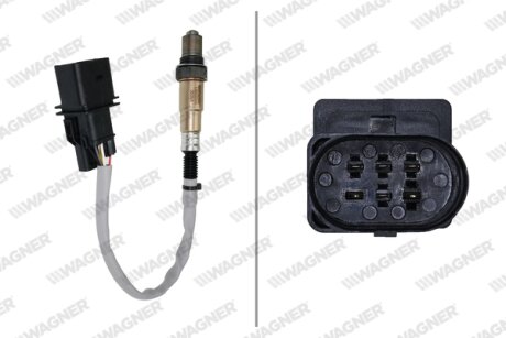 BMW Кисневий датчик (лямбда-зонд) 5 конт. E46 1,8/2,0 01-06, E85 2.0 05-09, E83 2.0 05-11 WAGNER LBS00504