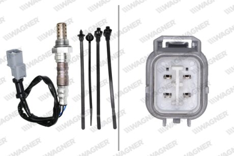 HONDA Кисневий датчик (Лямбда-зонд) 4-конт. Accord IV,V,VI, Civic V,VI, CR-V, HR-V, Legend III 1.6/3.5 WAGNER LBS00518