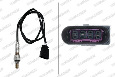 VW лямбда-зонд AUDI 1,6-2,0 94- WAGNER LBS00530