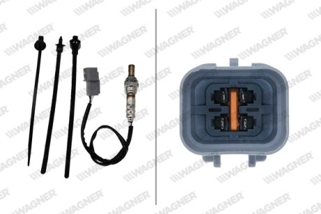 HYUNDAI Кисневий датчик (лямбда-зонд) SANTA FE I 2.7 V6 01-, SANTA FE II 2.7 V6 06-, SONATA IV 2.7 V6 02-, TUCSON 2.7 04-, KIA WAGNER LBS00545