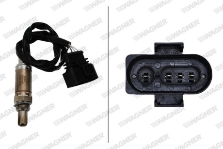 AUDI Кисневий датчик (лямбда-зонд) A4 B5 2.4, 2.7, 2.8 97-, A6 C5 97-, SEAT, VW WAGNER LBS00550