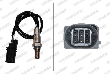 AUDI Кисневий датчик (Лямбда-зонд) A4 B8 3.0 08-, A5 3.0, 3.2 07-, Q5 3.0, 3.2 08- WAGNER LBS00560