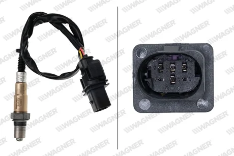 BMW лямбда-зонд (5-смуговий) 1 E87, F20,2,3 E46/90/F30, 4, 5 E60/F10, 6, 7 E65/F01,X1/3/5/6, Citroen Berlingo, C5 III, Jeep, DB W176/246, 203, 204, 211, 164, Sprinter, Vito, Mini WAGNER LBS00596