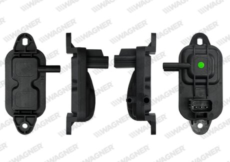 FORD Датчик тиску вихлопних газів C-Max, Focus II, Galaxy, Kuga i, Mondeo IV, Jaguar, Landrover Freelander, Mazda 3/5, Volvo WAGNER PRS00012