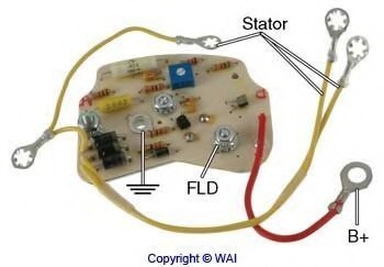 Регулятор генератора WAI D812HD