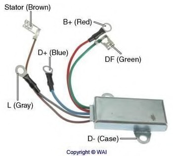 Регулятор генератора WAI IF5431
