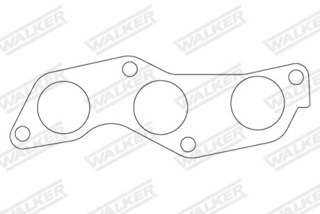 HYUNDAI Ущільнення випускного колектора i10, PICANTO II 1.0 2011- WALKER 82940