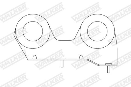 Елемент випускної системи WALKER 82959