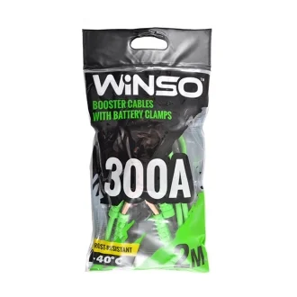 Провода-прикуриватели 300А, 2м, полиэтиленовый пакет WINSO 138300