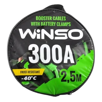 Провода-прикуриватели 300А, 2,5м, круглая сумка WINSO 138310