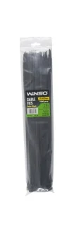 Хомути пластикові чорні 4,8x400 (100шт.) WINSO 248400