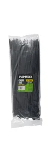 Хомуты пластиковые черные 7,6x350 (100шт).) WINSO 276350