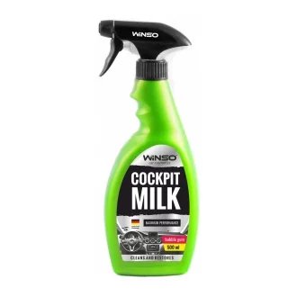Поліроль-молочко для панелі приладів COCKPIT MILK Babble gum Profesional 500мл WINSO 810590