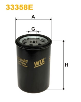 Фильтр топливный (h=124mm) WIX FILTERS 33358E