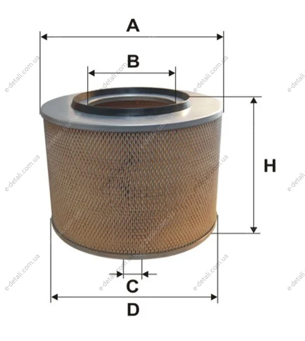 Фильтр воздуха WIX FILTERS 42357E (фото 1)