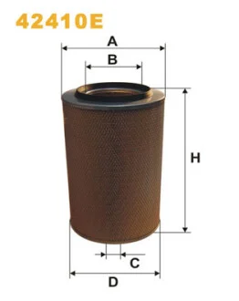 Фильтр воздушный MB LK/LN2 84-98/O 404 91-99 WIX FILTERS 42410E