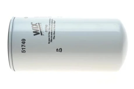 Фильтр масляный Renault Magnum 12.1 04-06/12.8 06-/Kerax/Premium 2 10.8 05- (h=248 mm) WIX FILTERS 51749