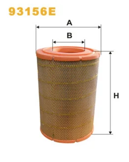 Фильтр воздушный MAN L 2000 95- WIX FILTERS 93156E