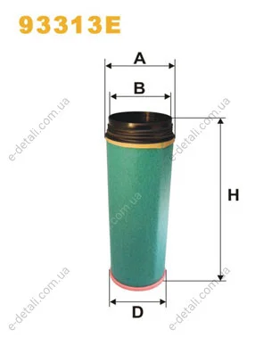 Фильтр воздушный WIX FILTERS 93313E (фото 1)