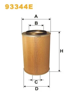 Фильтр воздушный Kamaz WIX FILTERS 93344E