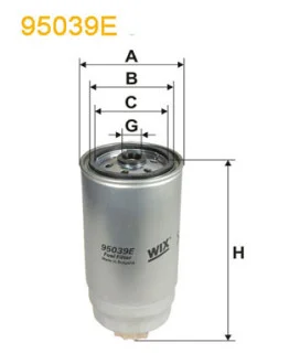 Фильтр топливный Iveco Daily 2.3-3.0D 99-07/Massif 3.0D 08-11 WIX FILTERS 95039E
