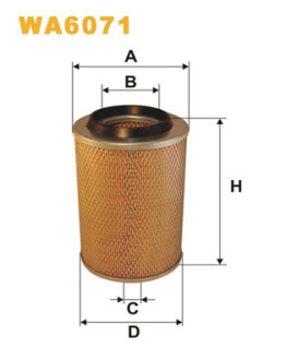 Фильтр воздушный MB /AM407 (выр-во WIX-FILTERS) WIX FILTERS WA6071