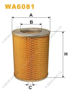 Фільтр повітряний WIX FILTERS WA6081 (фото 1)